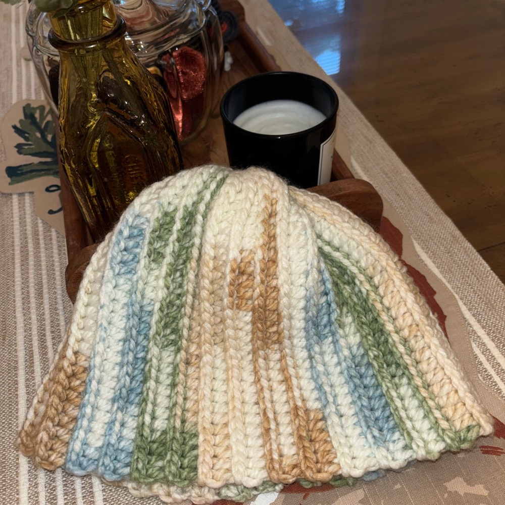 Multicolor Knit Beanie